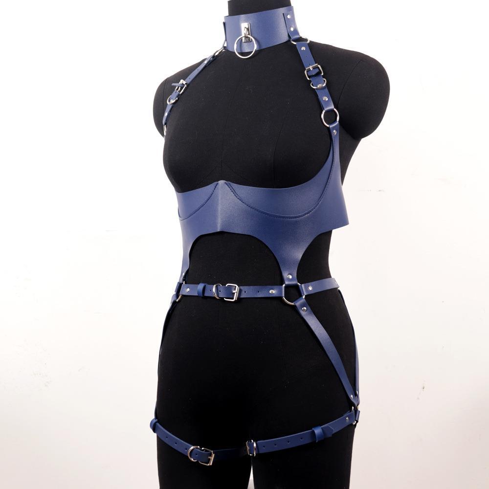 Set Tali Kekang Kulit Wanita L - Garter Belt Set ulasan dan harga