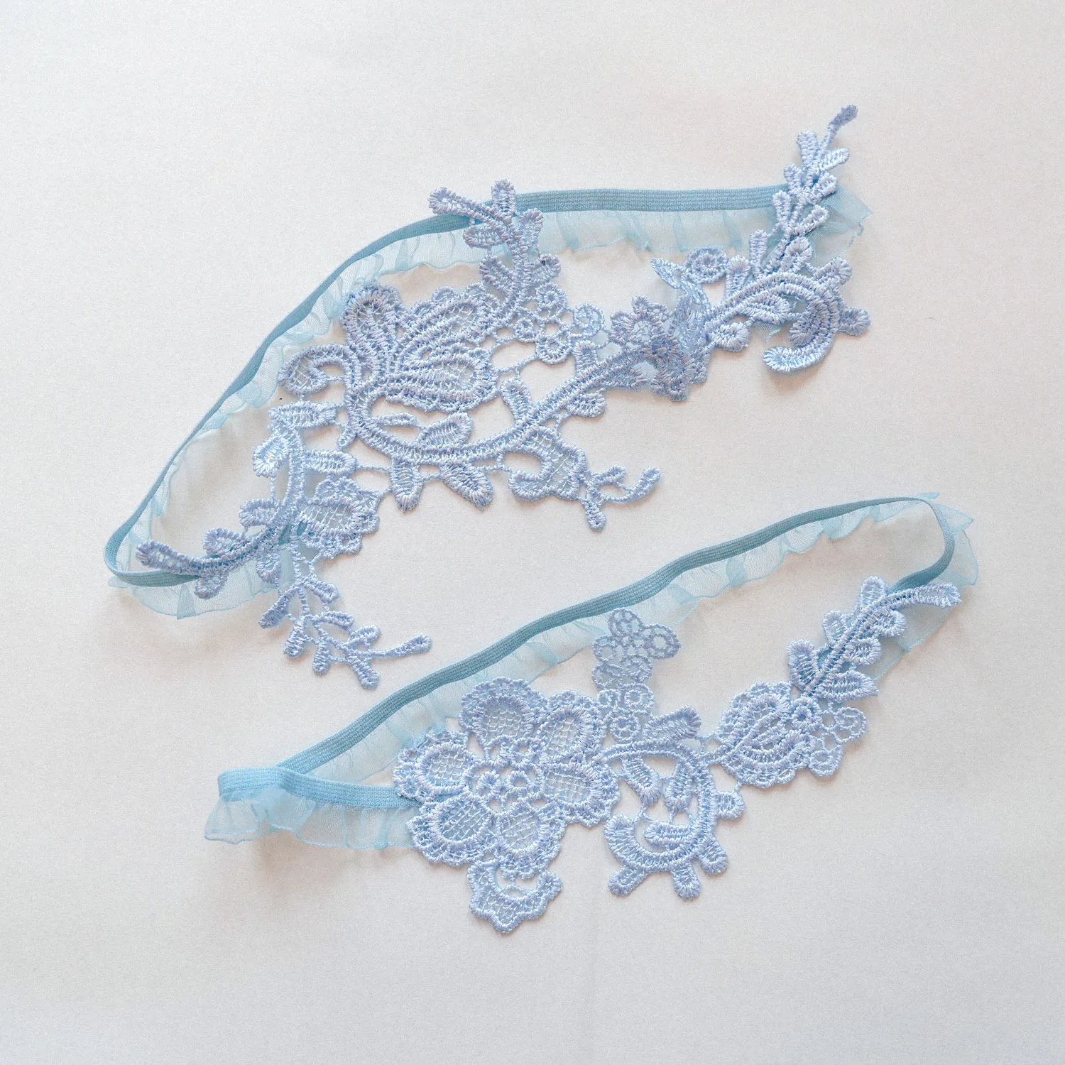 Set Garter Pernikahan Biru Lan - Garter Belt Set ulasan dan harga