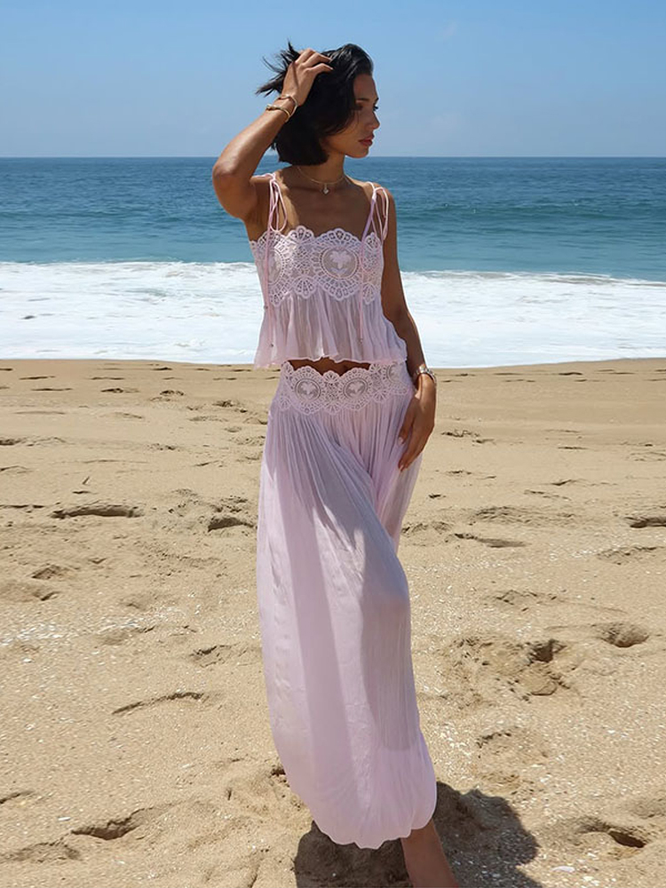 Setelan Celana Musim Panas Wan - Strapless Bra Backless ulasan dan harga