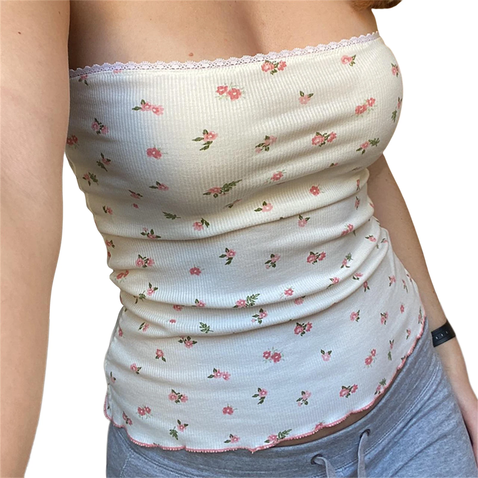 Atasan Tube Kasual Wanita, Rom - Strapless Bra Backless ulasan dan harga
