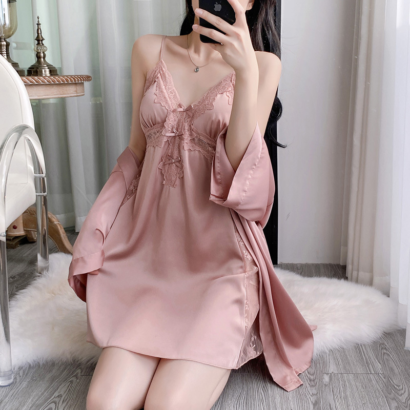 2 Buah Setelan Jubah Mandi Ker - Robe Silk Women ulasan dan harga