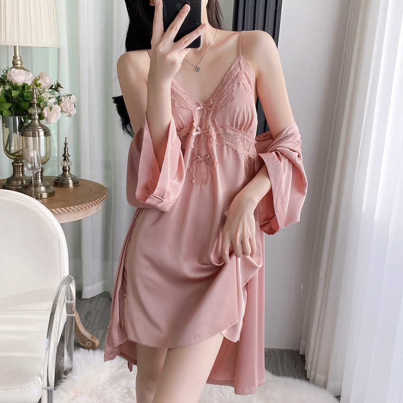 2 Buah Setelan Jubah Mandi Ker - Robe Silk Women ulasan dan harga