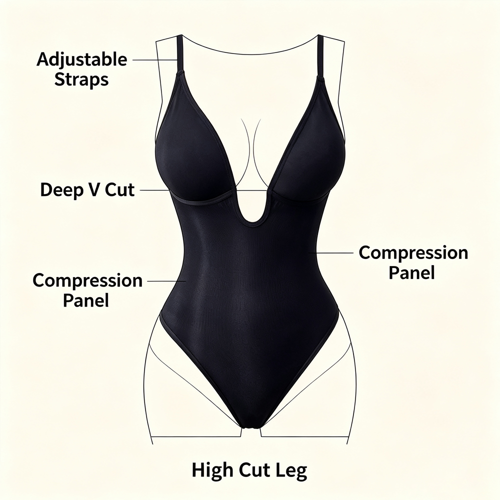 Bodysuit Shapewear Wanita deng - Shapewear Bodysuit Firm ulasan dan harga